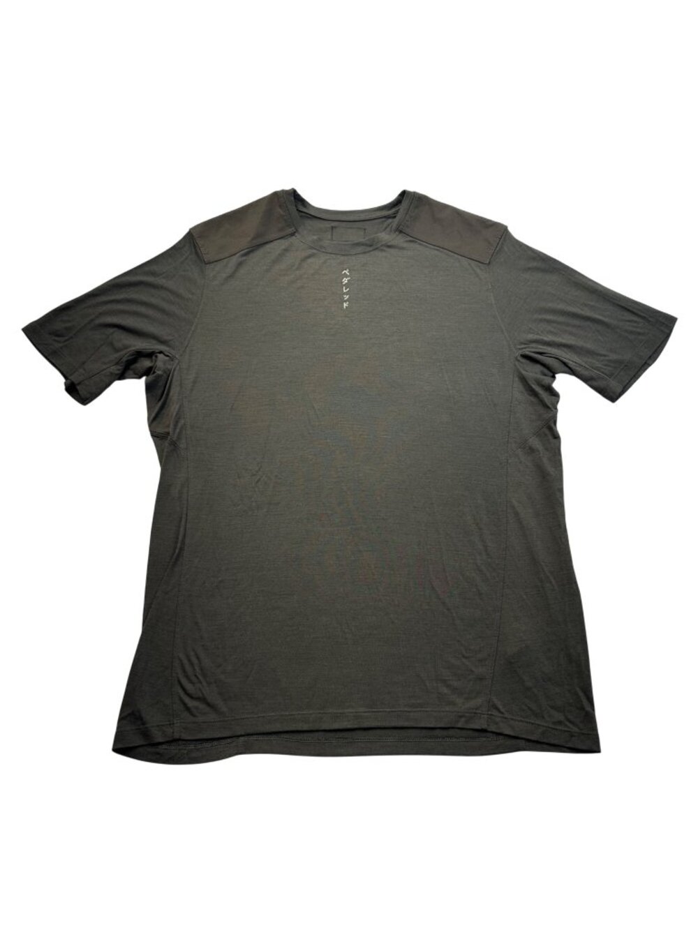 PEdALED Merino Wool Blend Short Sleeve Shirt Mens Size XXL Brown Cycling Biking